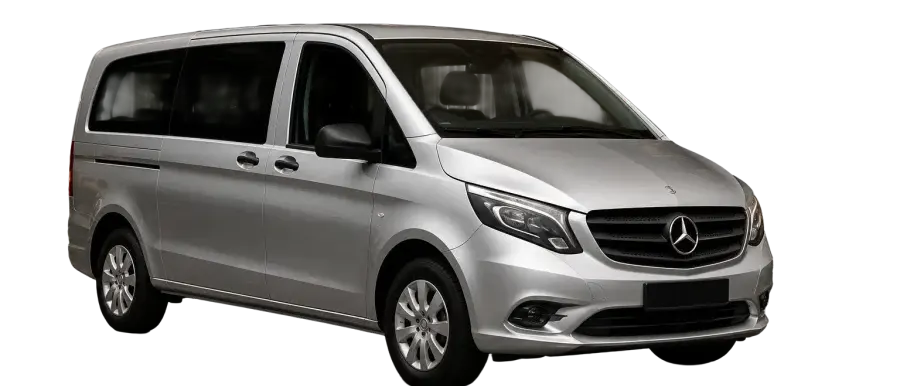 Private van transfer in Barcelona for groups and luggage